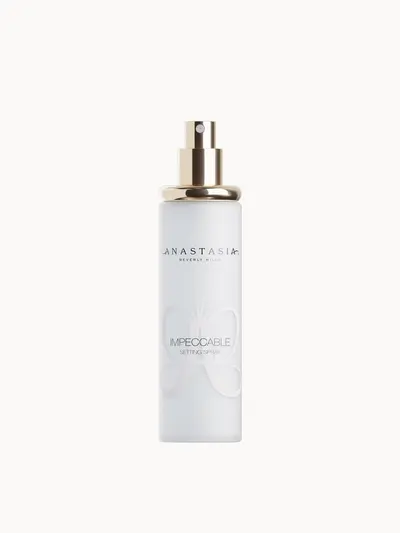 Anastasia Beverly Hills Impeccable Blurring Matte Setting Spray Anastasia Beverly Hills — embalagem e produto