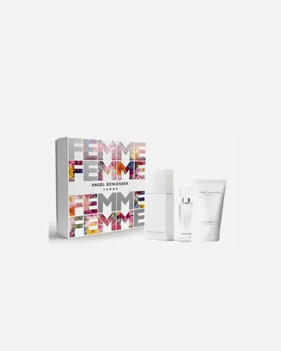 Angel Schlesser Femme Gift Set — embalagem e produto