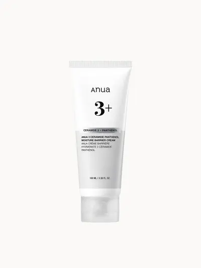Anua 3 Ceramide Panthenol Moisture Barrier Cream 100ml Anua — embalagem e produto