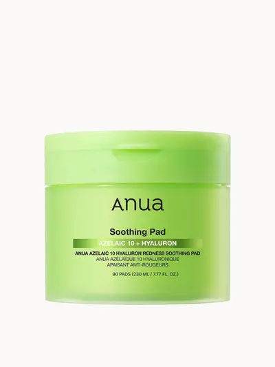 Anua Azelaic 10 Hyaluron Redness Soothing Pad 230ml Anua — textura e acabamento