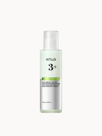 Anua Azelaic Acid 3 Cica Skin Soothing Moisturiser 100ml Anua — embalagem e produto