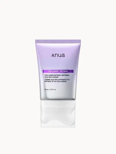 Anua Collagen Retinol Refining Gua Sha Cream 80ml Anua — embalagem e produto