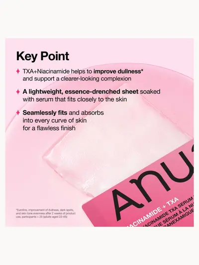 Anua KPop Demon Hunters NIACINAMIDE Niacinamide TXA Serum Mask (10PCS) Anua — detalhe 5