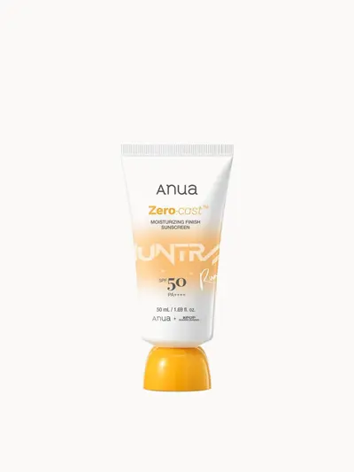 Anua KPop Demon Hunters Zero-Cast Moisturising Finish SPF50 Sunscreen 50ml Anua — embalagem e produto
