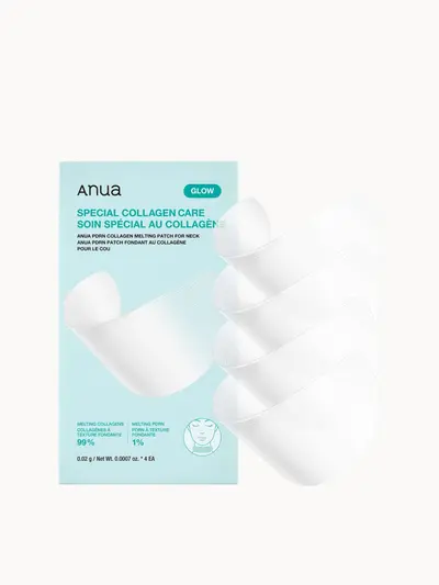 Anua PDRN Collagen Melting Patch For Neck (4 Pack) Anua — textura e acabamento
