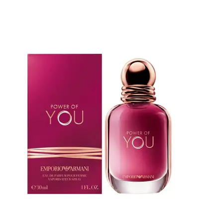 Armani Emporio Armani Power of You Eau de Parfum Giorgio Armani — textura e acabamento