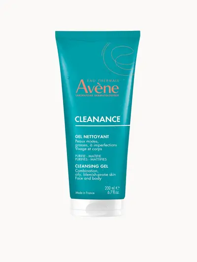 Avène Cleanance Cleansing Gel for Oily, Blemish-Prone Skin 200ml Avène — textura e acabamento