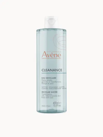 Avène CLEANANCE Micellar Water for Oily, Blemish-Prone Skin 400ml Avène — textura e acabamento