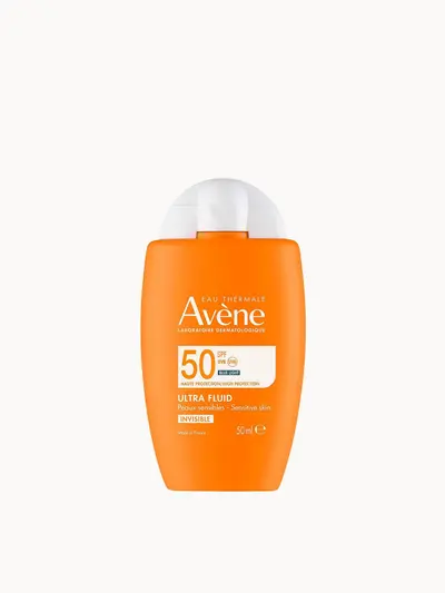 Avène Ultra Fluid Invisible SPF50 50ml Avène — embalagem e produto