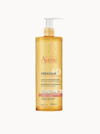 Avène XeraCalm A.D Lipid-Replenishing Cleansing Oil for Dry, Itchy Skin 400ml Avène — embalagem e produto