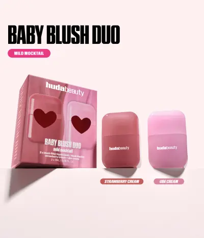Baby Blush Mild Mocktail Duo Kit Huda Beauty — detalhe 3