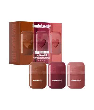 Baby Blush Mocktail Trio Huda Beauty — detalhe 3