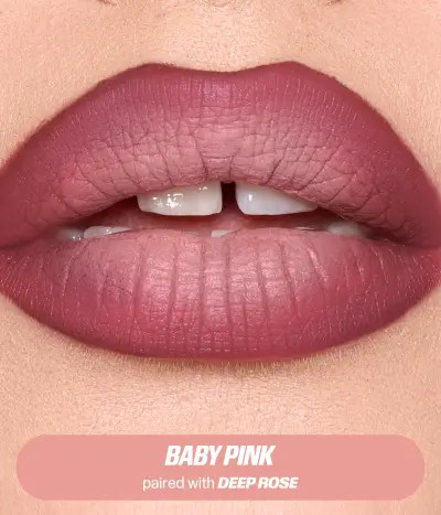 Baby Pink Lip Duo Huda Beauty — detalhe 4