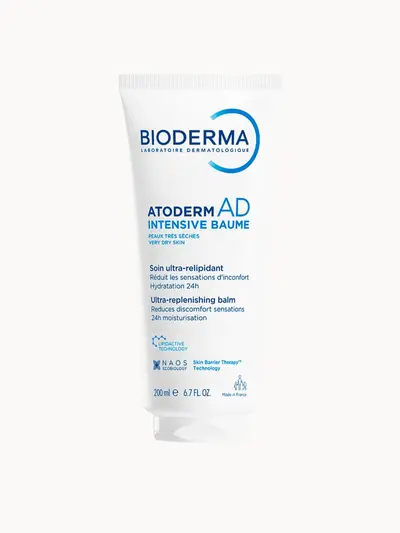 Bioderma Atoderm AD Intensive Balm Face & Body Cream for Very Dry Eczema Prone Itchy Skin 200ml Bioderma — embalagem e produto