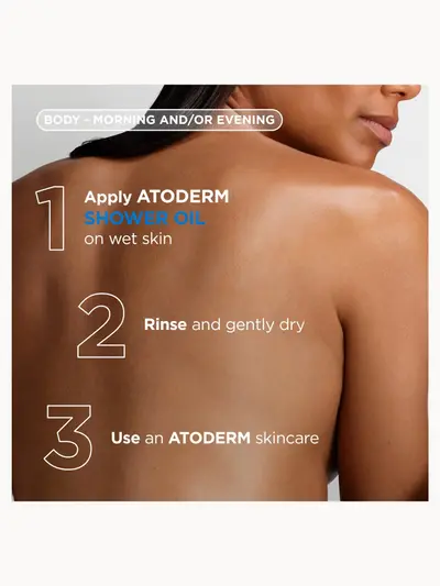Bioderma Atoderm Lipid-Replenishing Shower Oil For Very Dry Atopic Eczema-Prone Skin 500ml Bioderma — detalhe 3