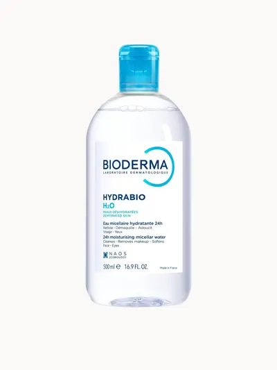 Bioderma Hydrabio H2O Micellar Water Cleanser for Dry Dehydrated Skin 500ml Bioderma — textura e acabamento