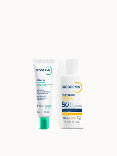 Bioderma Purify & Protect Blemish Control Duo for Acne Prone Skin Bioderma — embalagem e produto