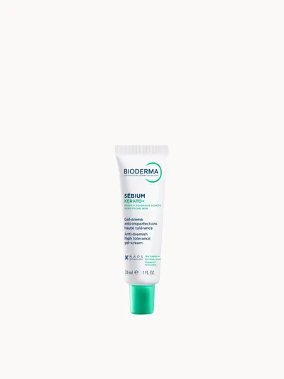 Bioderma Sebium Kerato+ Anti-Blemish Gel Cream Face Moisturiser for Spots, Redness and Post-Acne Marks 30ml Bioderma — textura e acabamento