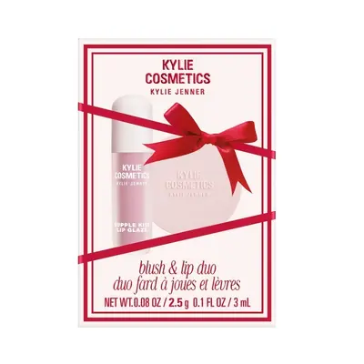 Blush & Lip Duo Gift Set Kylie Cosmetics — embalagem e produto