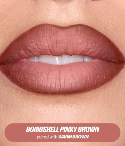 Bombshell Brown Lip Duo Huda Beauty — detalhe 4