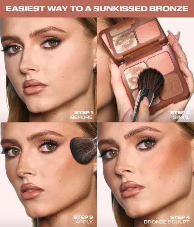 Bronze, Blush & Brush Kit Huda Beauty — detalhe 9