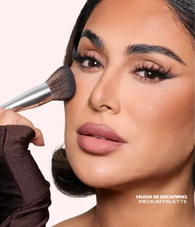 Bronzer and Contour Brush Huda Beauty — detalhe 3