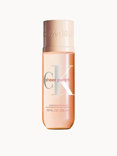 Calvin Klein Sheer Peach Body Mist 236ml Calvin Klein — textura e acabamento