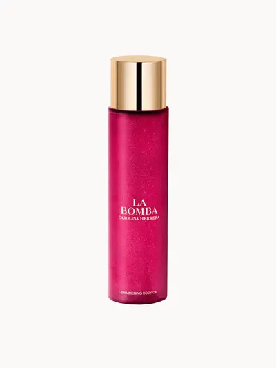 Carolina Herrera La Bomba Shimmering Body Oil 150ml — embalagem e produto