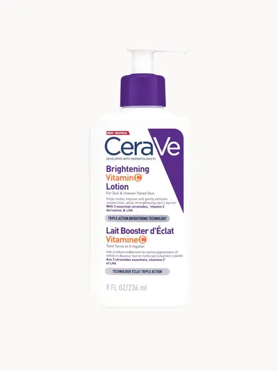CeraVe Brightening Vitamin C Face and Body Lotion 236ml CeraVe — embalagem e produto