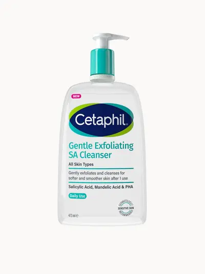 Cetaphil Gentle Exfoliating Salicylic Cleanser 473ml Cetaphil — embalagem e produto