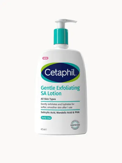 Cetaphil Gentle Exfoliating Salicylic Lotion 473ml Cetaphil — textura e acabamento