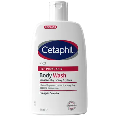 Cetaphil Itch Prone Body Wash 236ml Cetaphil — textura e acabamento