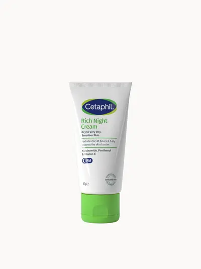 Cetaphil Rich Night Cream 50g Cetaphil — textura e acabamento
