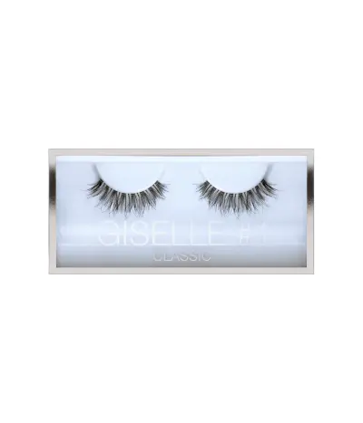 Classic False Lash - Giselle #1 Huda Beauty — embalagem e produto