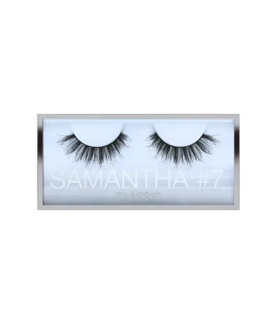 Classic False Lash - Samantha #7 Huda Beauty — embalagem e produto