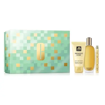 Clinique Aromatics Elixir Eau de Parfum Gift Set — embalagem e produto