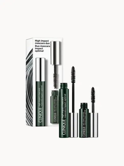 Clinique High Impact Volume Mascara Makeup Gift Set (Worth £41.50) Clinique — embalagem e produto