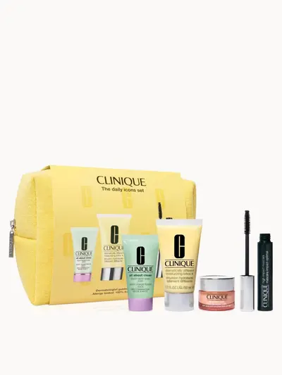 Clinique Icons Skincare Gift Set - including Dramatically Different Moisturising Lotion+™ (Worth £96) Clinique — textura e acabamento