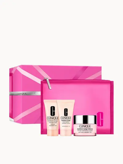 Clinique Moisture Surge Intense Hydration Skincare Gift Set (Worth £59.45) Clinique — textura e acabamento