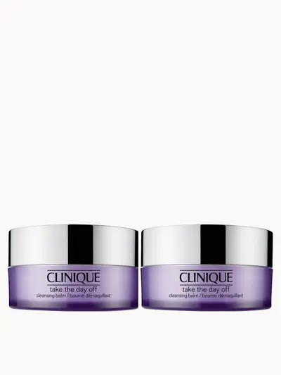Clinique Take The Day Off Cleansing Balm Duo Clinique — embalagem e produto