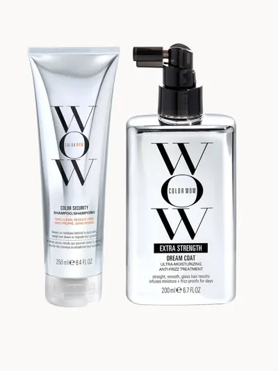Color Wow Color Security Shampoo & Extra Strength Dream Coat Color Wow — textura e acabamento