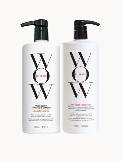 Color Wow Colour Security Shampoo and Conditioner Normal to Thick 946ml Color Wow — textura e acabamento