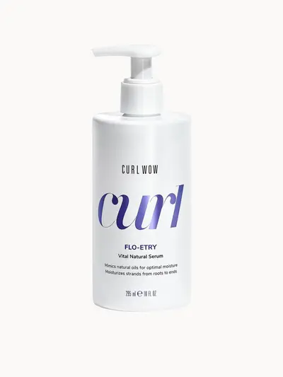 Color Wow Curl Wow FLO-ETRY Vital Natural Curly Hair Serum 295ml Color Wow — embalagem e produto