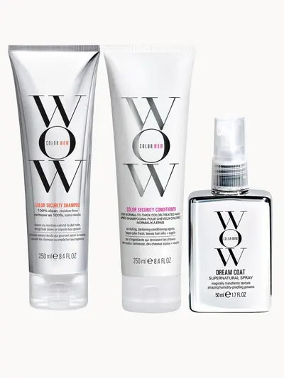 Color Wow Dream Clean Normal to Thick and Travel Dream Coat Supernatural Spray Trio Color Wow — textura e acabamento