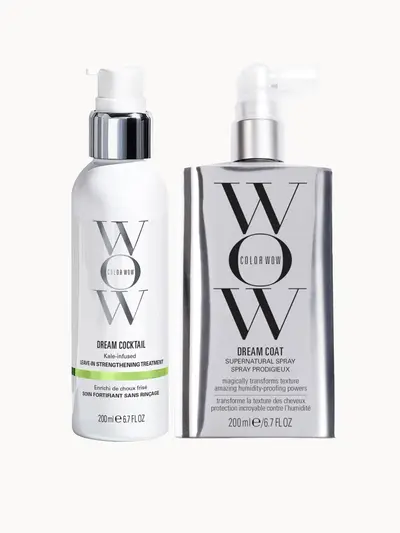 Color Wow Dream Coat Supernatural Spray & Dream Cocktail - Kale Infused Color Wow — embalagem e produto