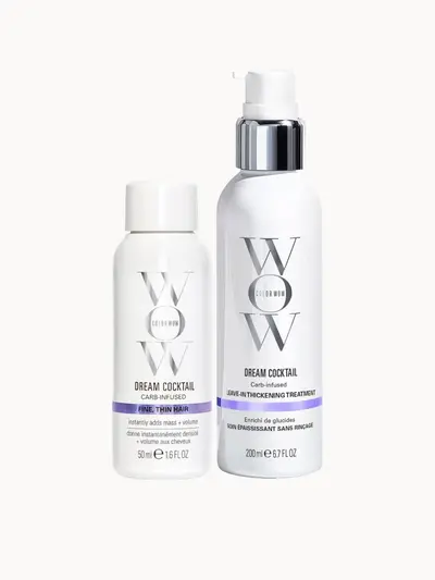 Color Wow Dream Cocktail Carb-Infused Leave-in Treatment Duo Color Wow — textura e acabamento