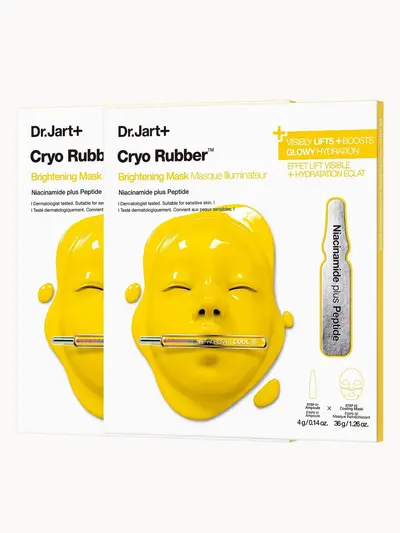 Dr.Jart+ Cryo Rubber™ Brightening Hydrogel Mask with Niacinamide Dr.Jart+ — textura e acabamento