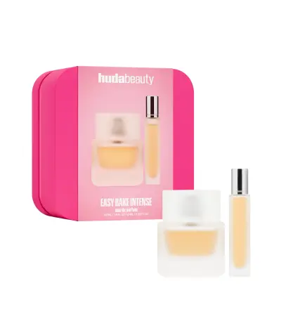 Easy Bake Intense Fragrance Duo Huda Beauty — embalagem e produto