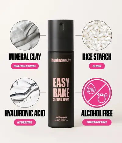Easy Bake Setting Spray with 16-Hour Wear Huda Beauty — detalhe 5