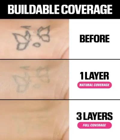 Easy Blur Natural Airbrush Foundation with Niacinamide Huda Beauty — detalhe 5